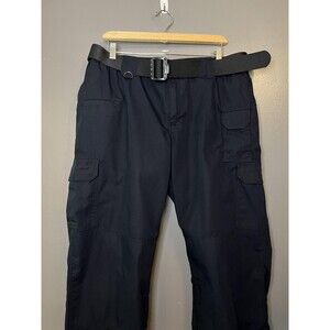 5.11 Tactical Pants Womens 20 Long Black Cargo Straight Leg Workwear Utility